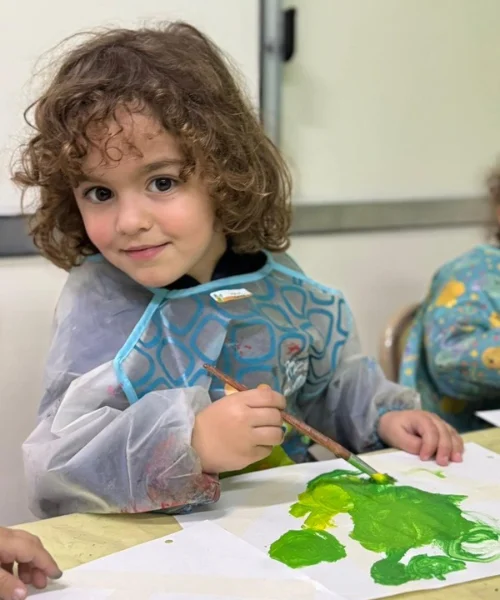 Actividad de arte en Jardín Semillitas