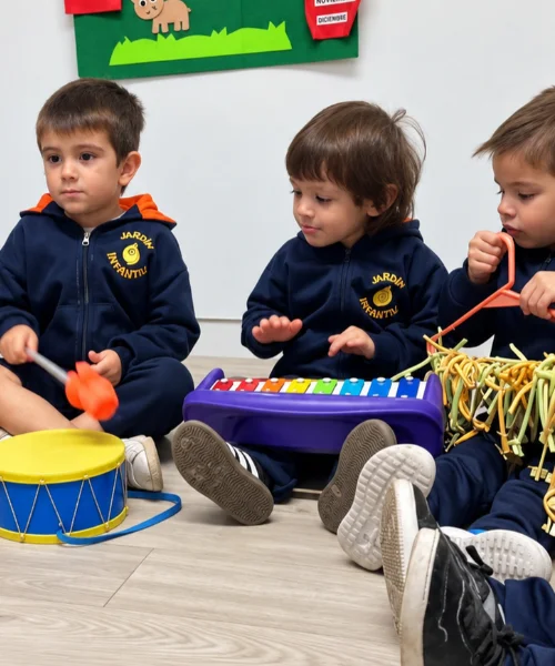 Clase de música en Jardín Semillitas